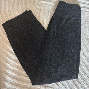 Sparkly Black Wide Leg Pant